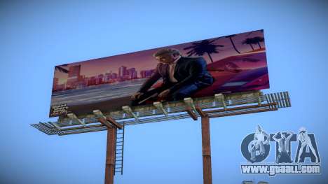 VC Billboard Tributo Ray Liotta for GTA Vice City