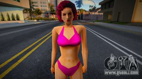 Mercedes in a swimsuit for GTA San Andreas