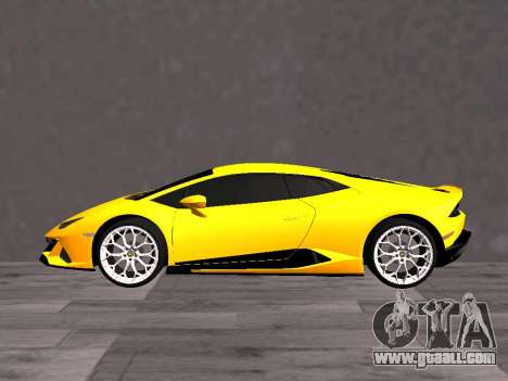 Lamborghini Huracan Tinted for GTA San Andreas