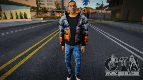 Man in v1 jacket for GTA San Andreas