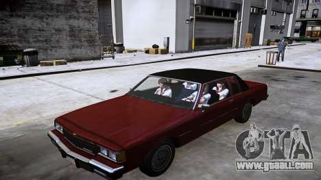 1986 Chevrolet Caprice Brougham 2 doors for GTA 4