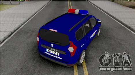Dacia Lodgy Jandarmeria for GTA San Andreas