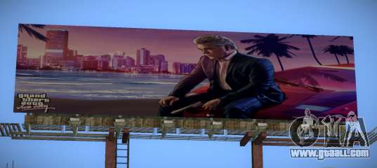 VC Billboard Tributo Ray Liotta for GTA Vice City