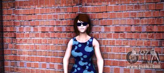 Girl from Saints Row v2 for GTA Vice City
