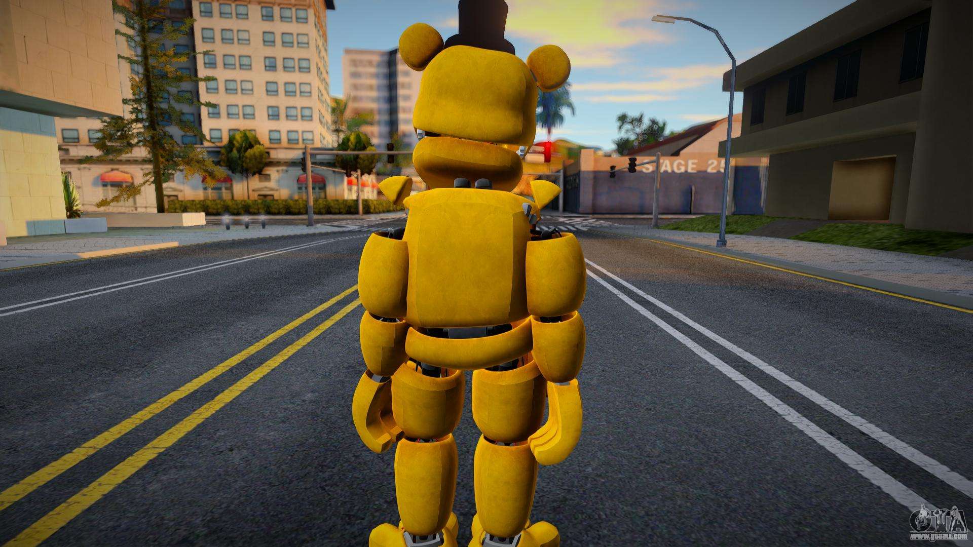 GTA 5 Mods FNAF Withered Golden Freddy - GTA 5 Mods Website