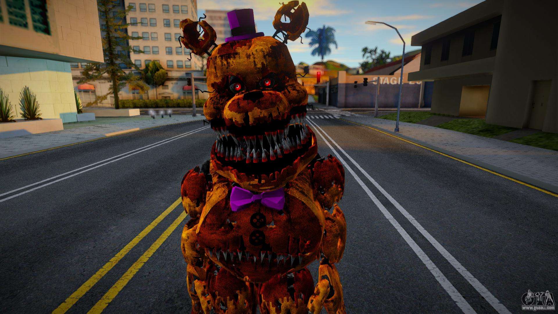 Nightmare Fredbear jumpscare image - JaidynSan - ModDB