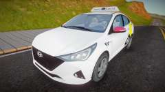 Hyundai Solaris 2022 Yandex Taxi for GTA San Andreas