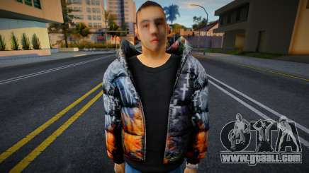 Man in v1 jacket for GTA San Andreas