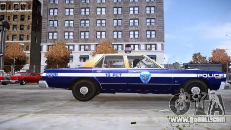 Dodge Aspen 1979 NYPD City Housing for GTA 4