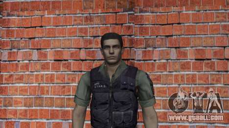 Resident Evil Chris Redfield for GTA Vice City