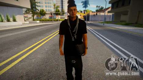 A guy with a fashionable hairstyle for GTA San Andreas