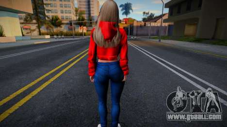 DOAXVV Amy - Fashion Casual V2 Crop Hoodie Supre for GTA San Andreas