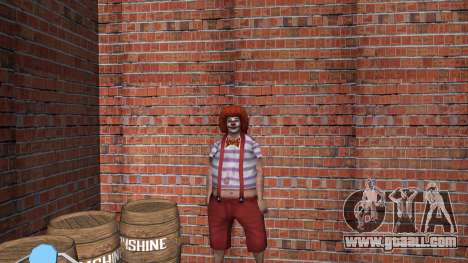 Clown from San Andeas for GTA Vice City