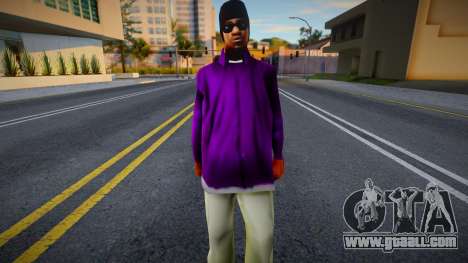 Ballas 3 HD skin for GTA San Andreas