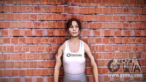 Chell from Portal 2 for GTA Vice City