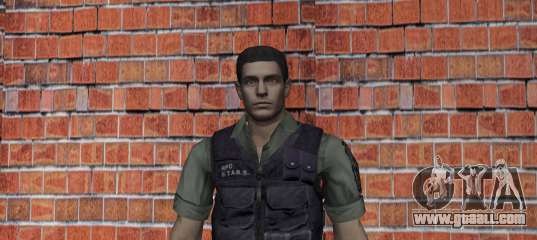 Resident Evil Chris Redfield for GTA Vice City