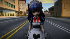 Uni (Maid Outfit) from Hyperdimension Neptunia for GTA San Andreas