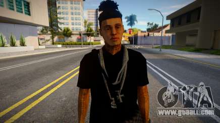 A guy with a fashionable hairstyle for GTA San Andreas