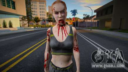 Zombie skin v4 for GTA San Andreas