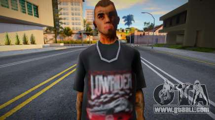 A young guy with a tattoo for GTA San Andreas