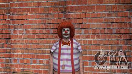 Clown from San Andeas for GTA Vice City