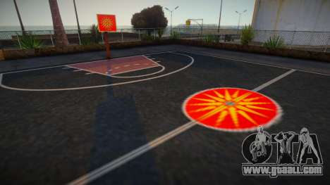 Macedonian Basket Court at Playa del Seville LQ for GTA San Andreas