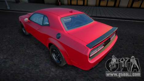 Dodge Challenger SRT Demon (Briliant) for GTA San Andreas