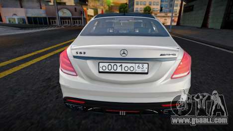 Mercedes-Benz S63 W222 AMG (Gold) for GTA San Andreas