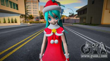 PDFT Hatsune Miku Christmas for GTA San Andreas
