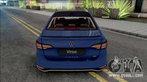 Volkswagen Virtus GT 2022 (Black Roof) for GTA San Andreas