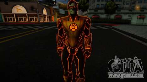 Green Lantern (Orange) for GTA San Andreas