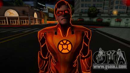 Green Lantern (Orange) for GTA San Andreas