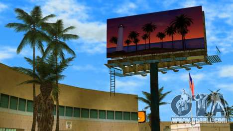 Sunset in Vice City (GTA Trilogy screen) for GTA Vice City