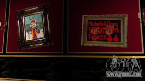 LoudHouse Pictures Frames Posters Edition for GTA Vice City