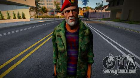 Bill in uniform from Left 4 Dead for GTA San Andreas