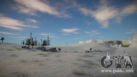 Snow in the desert for GTA San Andreas