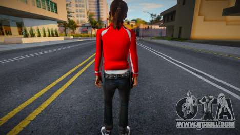 Zoe (Nike Elite Red) from Left 4 Dead for GTA San Andreas