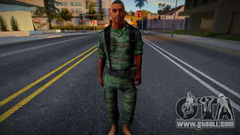 Soldier of the Armored Forces of Mexico for GTA San Andreas