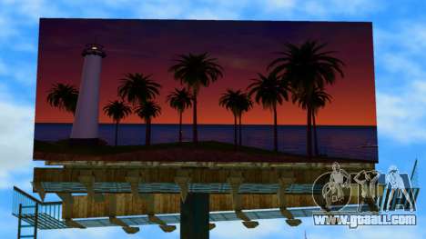 Sunset in Vice City (GTA Trilogy screen) for GTA Vice City