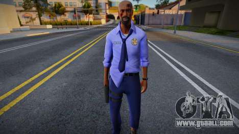 Louis of Left 4 Dead (Cop) v4 for GTA San Andreas