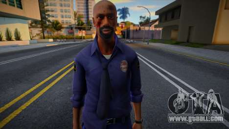 Louis of Left 4 Dead (Cop) v3 for GTA San Andreas