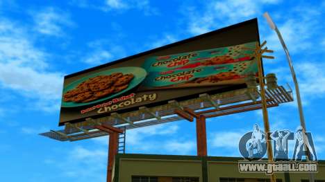 Billboard Chocolate Chip for GTA Vice City