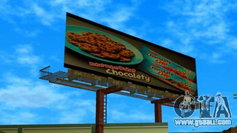 Billboard Chocolate Chip for GTA Vice City