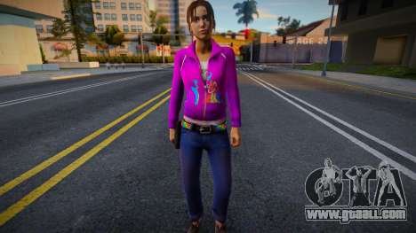 Zoe (Purple) from Left 4 Dead for GTA San Andreas