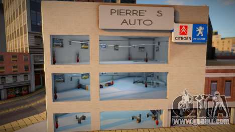 Pierre Auto (Peugeot-Citroen Dealer) for GTA San Andreas