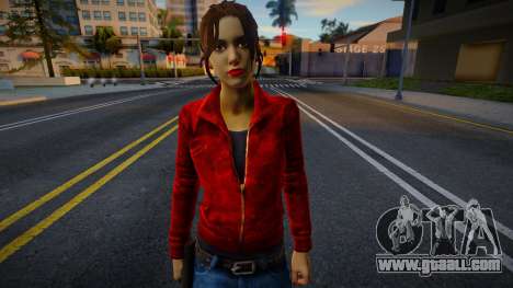 Zoe (Red) from Left 4 Dead for GTA San Andreas