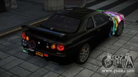 Nissan Skyline R34 GT-R V-Spec II Nur S2 for GTA 4