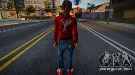 Zoe (Red) from Left 4 Dead for GTA San Andreas