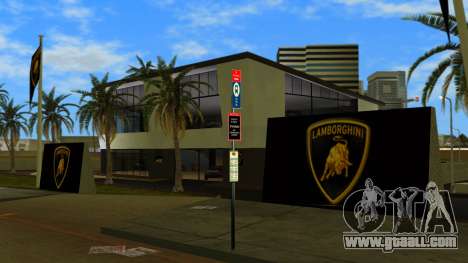 Lamborghini Showroom for GTA Vice City