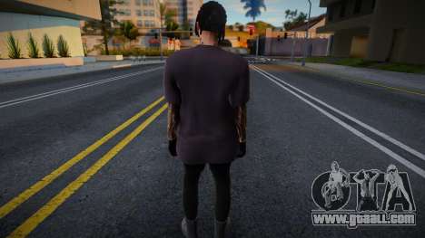 The guy in dark clothes from GTA Online for GTA San Andreas